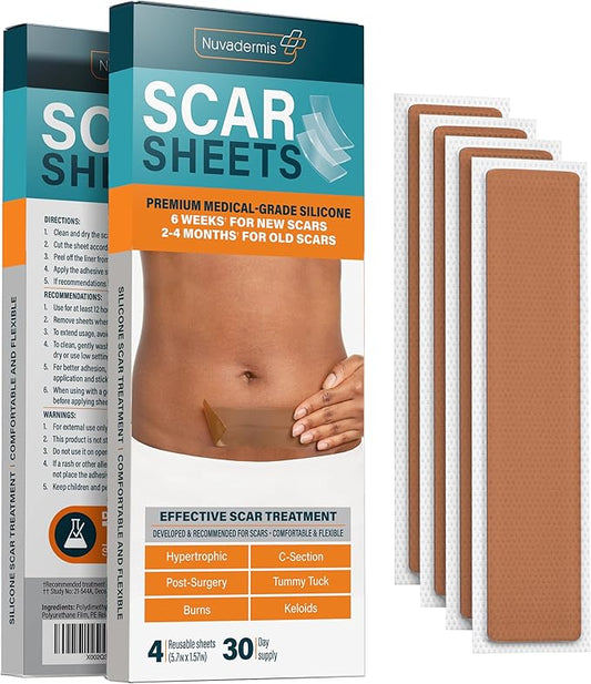 NUVADERMIS Silicone Scar Sheets ? Extra