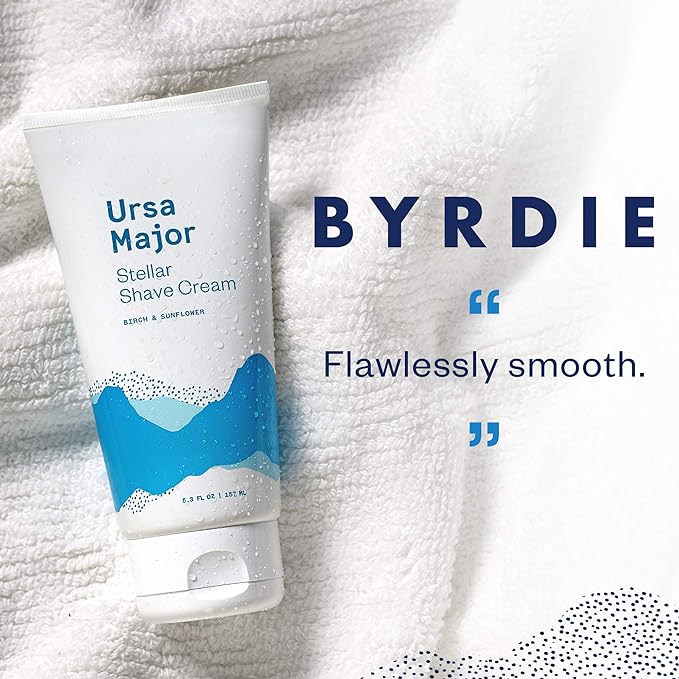 Ursa Major Natural Shave Cream | Non-irritating, Vegan and Cruelty-Free | Formulated for Men and Women | 5.3 ounces