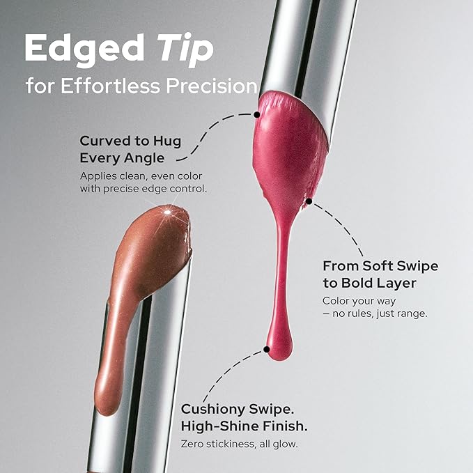 Unseen Balloon Tint, 9 Colors Set for All Skin Types. Buildable Color, Long Lasting Glossy Lip Stains, Lightweight Lip Gloss Make up (676 Q, 0.11 Ounce (Pack of 1))