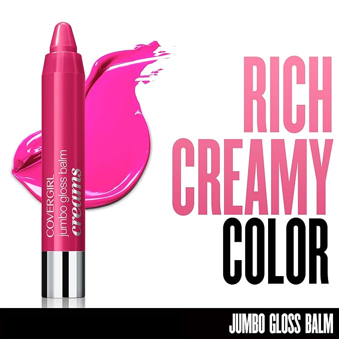 COVERGIRL Colorlicious Jumbo Gloss Balm Creams Strawberry Frappe 295, .11 oz