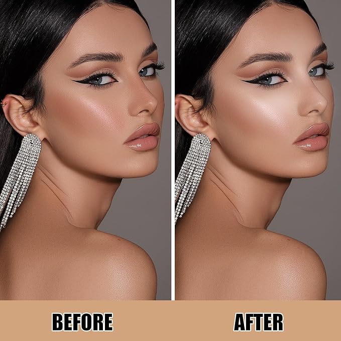 Matte Highlighting Palette,Stereo for Face Retouching, Shadow Highlighting Finish Palette, Natural，Slightly Highlighted Texture Saturation Makeup Contour Face Palette