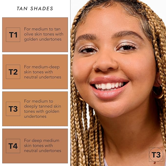 COVER FX Pressed Mineral Foundation - Shade T4 Skin Types