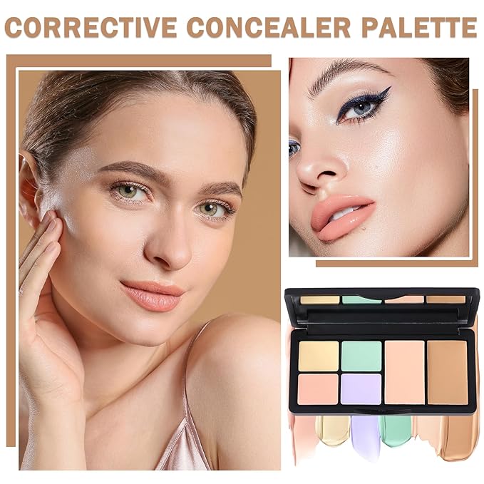 Cream Color Correcting Concealer Makeup Palette Cream Foundation