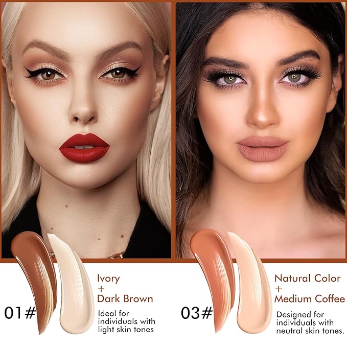 4 Colors Cream Contour, Stick Palette, Contouring Concealer,