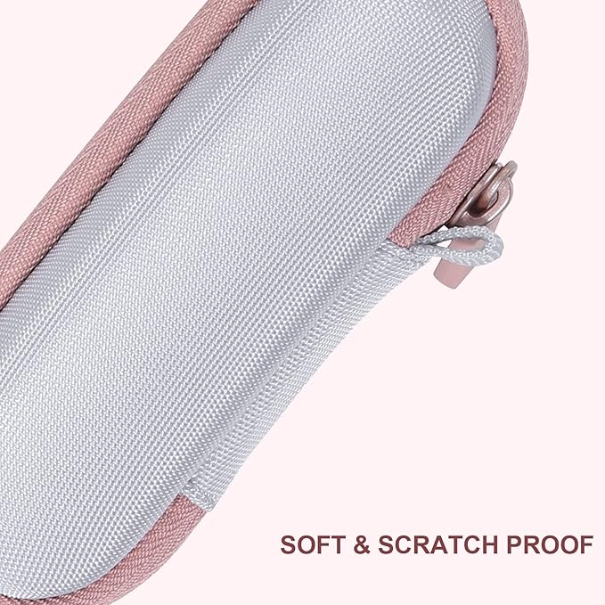 co2CREA Hard Case and Replacement Head Compatible with Finishing Touch Flawless Facial Hair Remover Electric Face Razor for Women (White Case + Replacement Head)