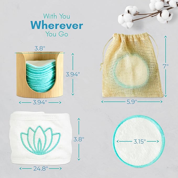 16 pack reusable makeup remover