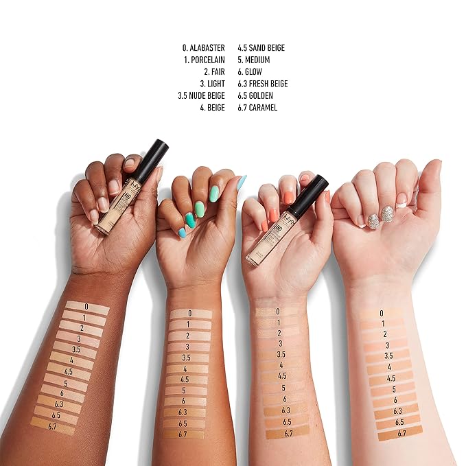 NYX PROFESSIONAL MAKEUP HD Studio Photogenic Concealer Wand, Medium Coverage - Golden