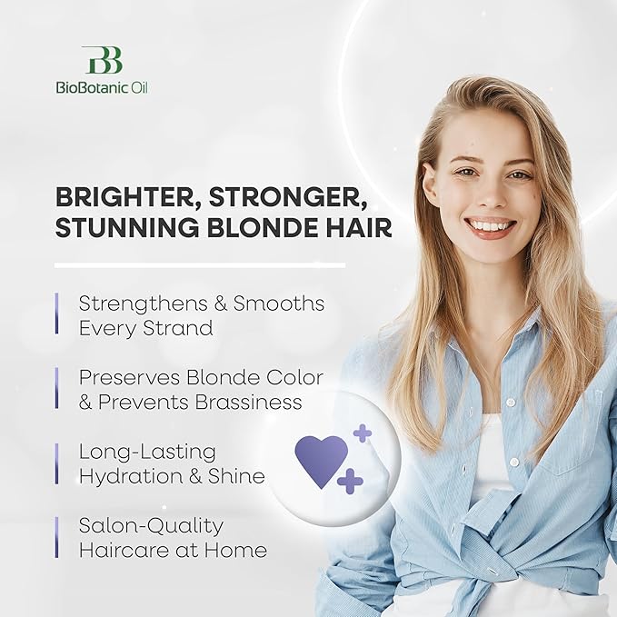 Bio Botanic Oil Magic Conditioner for Blonde & Bleached Hair | Deep Hydration & Color Protection | Enriched with Organic Wheat Germ & Obliphica Oil | SLS-Free, Paraben-Free, pH-Balanced | 500ml