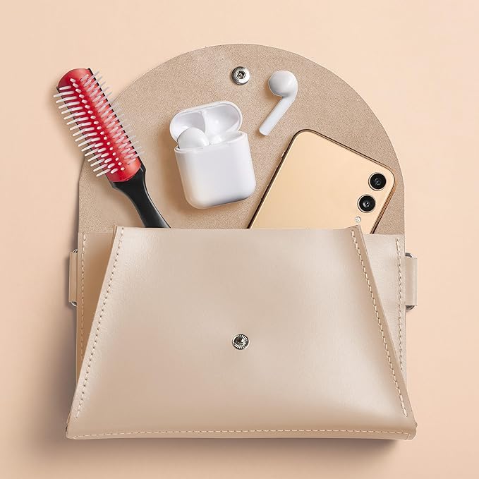 Diane Pro Mini Nylon Pin Styling Brush for Detangling, Separating, Shaping, and Defining Wet or Curly Hair, Heat-Resistant, Anti-Static, Black/Red