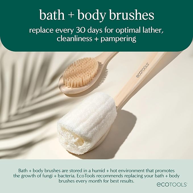 Ecotools dry body brush, cruelty-free