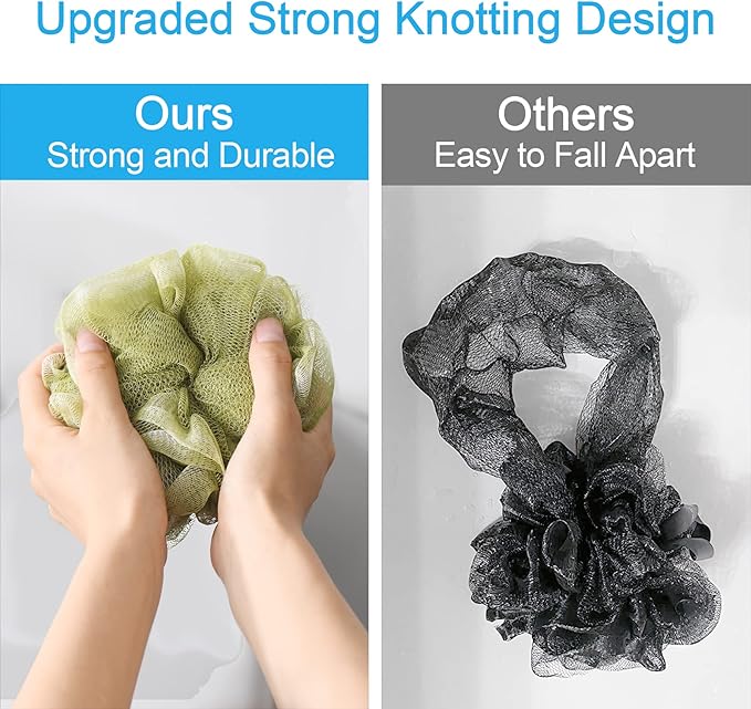 Amazerbath loofah sponge 60g/piece, exfoliating