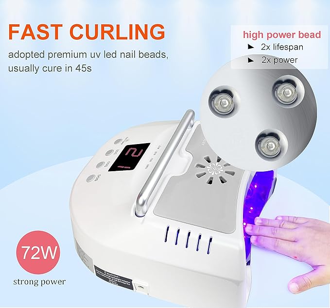 Cordless LED UV Nail Lamp,Professional