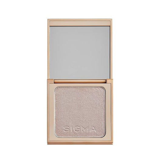 Sigma Beauty Highlighter Makeup – Illuminating Highlighting Powder for Face, Sheer Glimmer Face Highlighter for Cheeks, Cupid’s Bow, & Brow Bone (Twilight, Pinky Quartz Metallic)