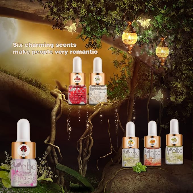 Cuticle Oil, 6Pcs Nail Cuticle