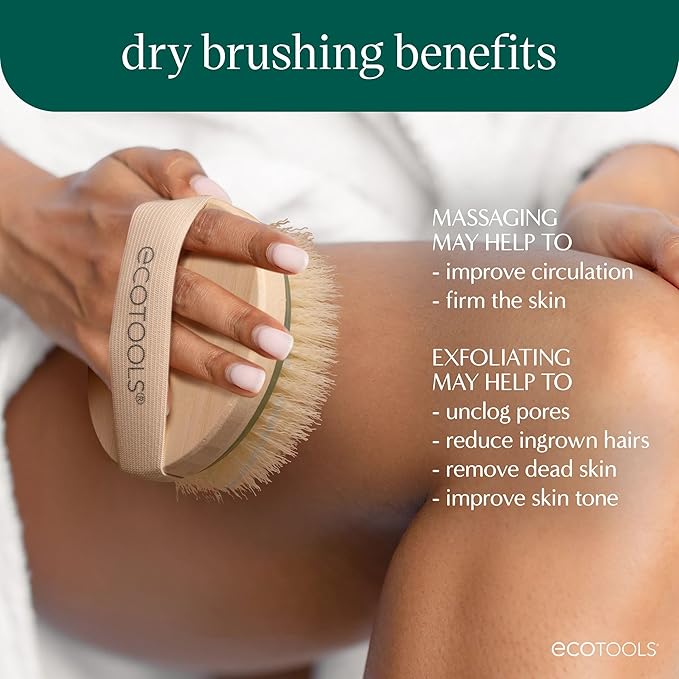 Ecotools dry body brush, cruelty-free