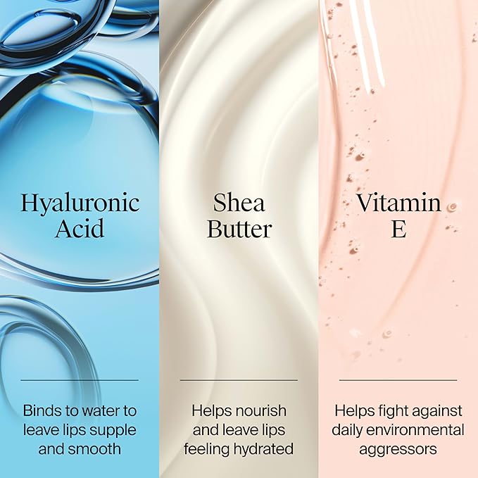 Neutrogena Hydro Boost Hyaluronic Acid, Unscented Lip Balm Leaves Lips Feeling Hydrated, Sheer Ice Nude Lip Balm with a Sweet Sugar Flavor, Fragrance Free, 0.5 oz