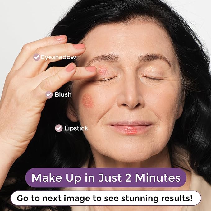 BloomBlush+ Multipurpose Color Stick For Older Women - Kiss, Regular)