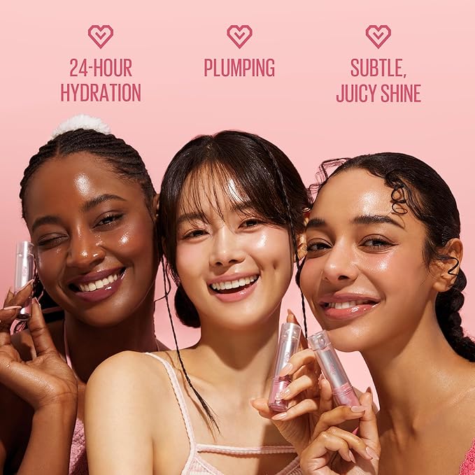 Kaja Juicy Glass Lip Balm | Plumping, Hydrating, Korean Lip Balm, Moisturizing Lip Care, 24hrs Long-lasting Hydration, Nourishing Lip Care | Lychee Spritzer, 0.15 oz.