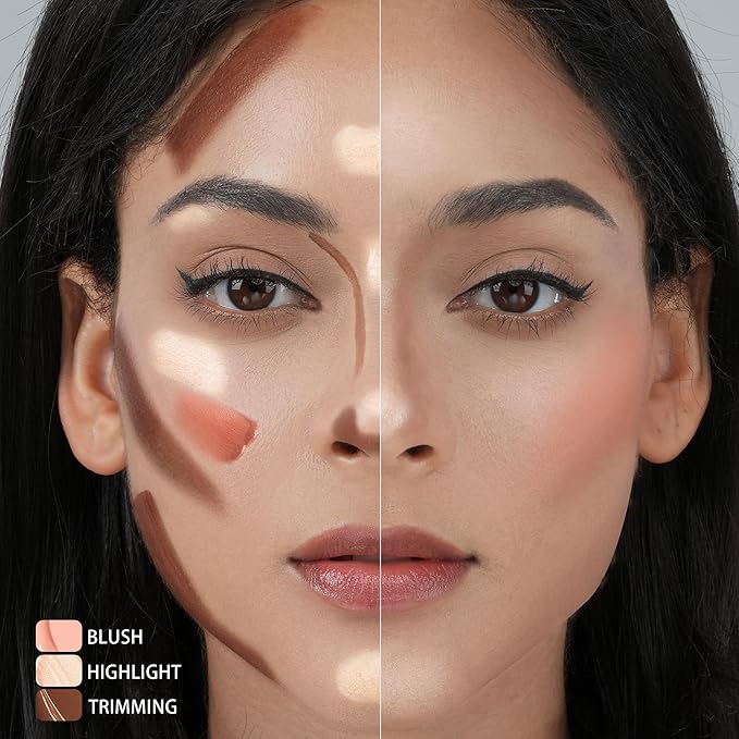 Contour Stick With Cushion Applicator,Liquid Contour Wand,Cream Contour