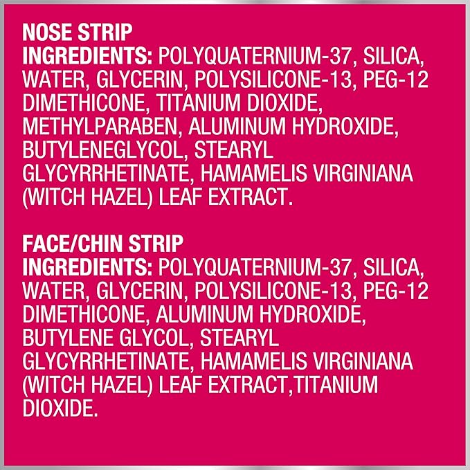 Bioré Nose+Face Blackhead Remover Strips, Deep Cleansing Strips for Nose, Chin, or Forehead, Instant Blackhead Removal and Pore Unclogging, Oil-free, Non-Comedogenic Use, Value Size 24 Count