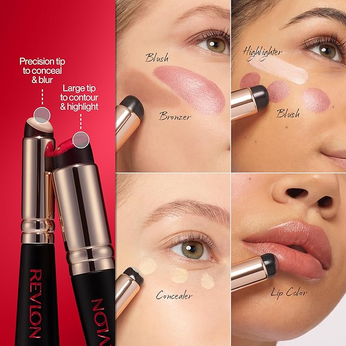 Revlon Dual Ended Jelly Makeup Blender Tool, Silicone