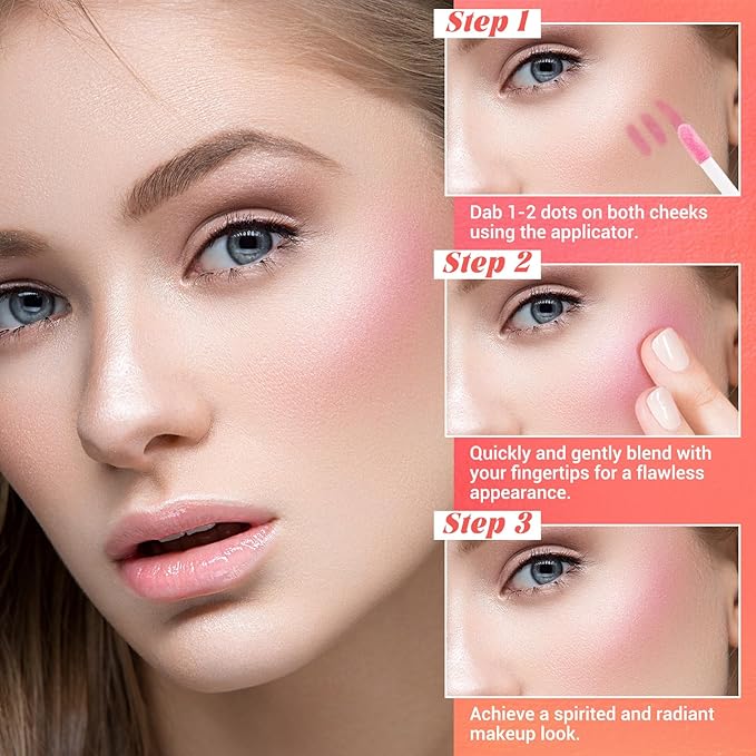 Color Changing Blush Oil, Liquid Blush Oil for