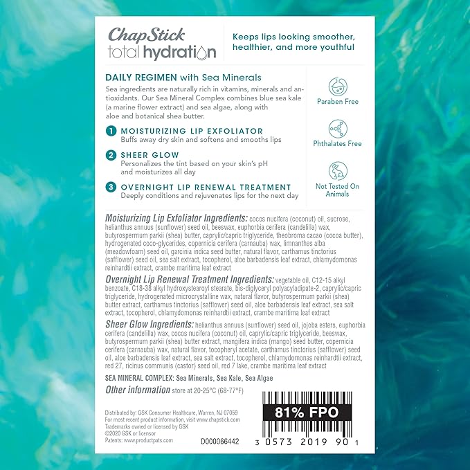ChapStick Total Hydration Sea Minerals Gift Balm