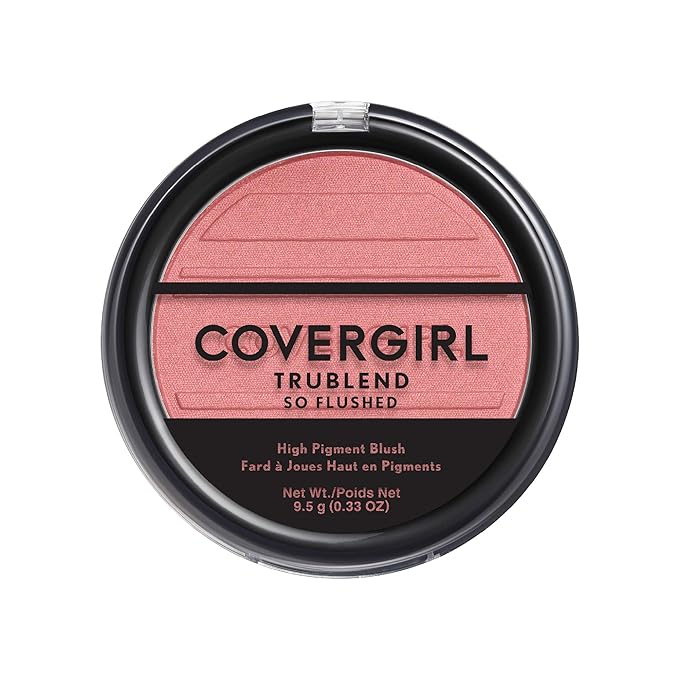 COVERGIRL Trublend So Flushed High Pigment Blush, Love Love Me, 0.33 Oz