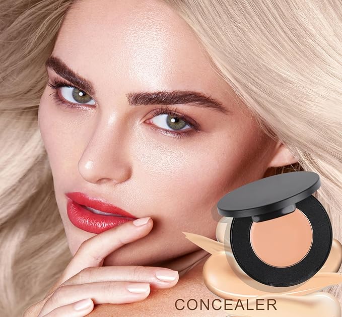 Cream Concealer Corrector Correcting Contour Makeup Set under Eye Concealer Cream Kit for Dark Circles and Blemish 23