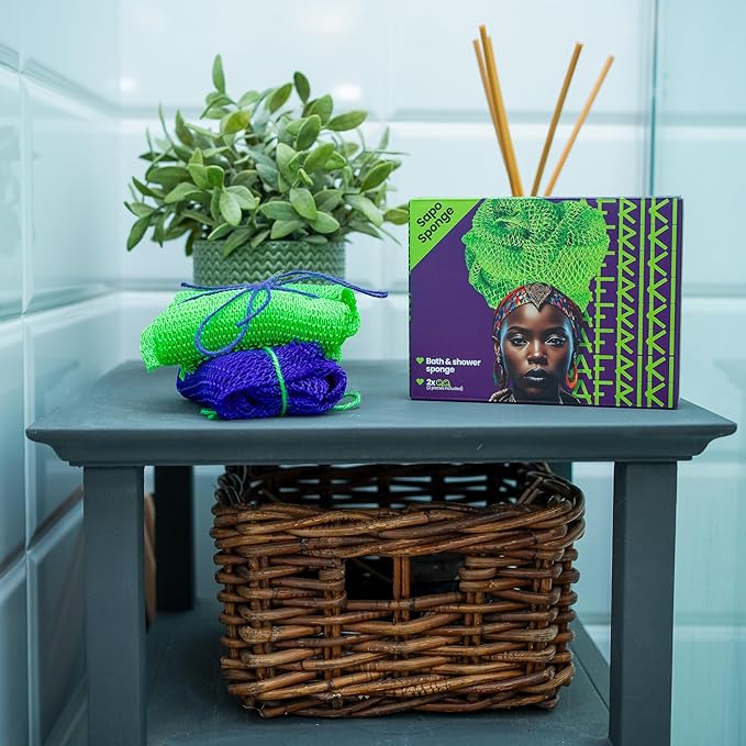 Afriki african net sponge exfoliating