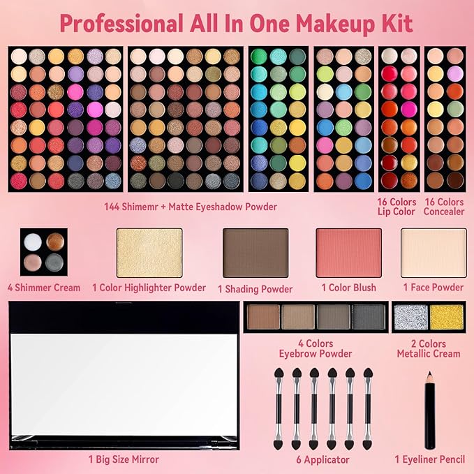 CHARMCODE 190 Colors Cosmetic Make up