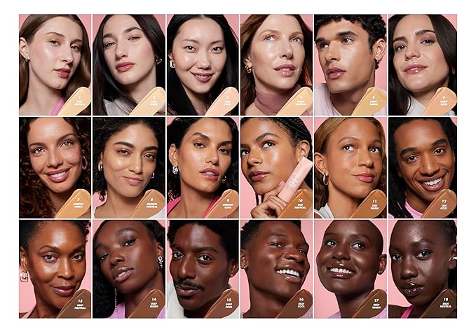 e.l.f. Halo Glow Skin Tint SPF 50, Tinted Moisturizer For Light, Buildable Coverage, Creates A Natural Glow, Vegan & Cruelty-Free, 3 Fair Cool