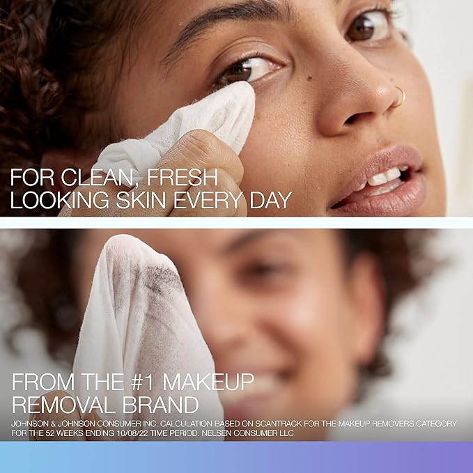 Neutrogena Day & Night Wipes, Makeup Remover Face