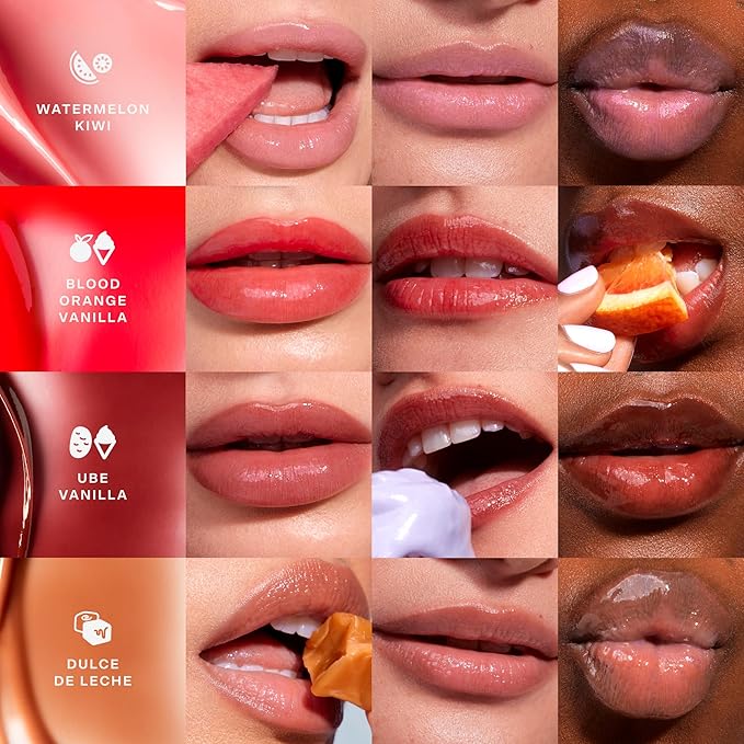 Tower 28 LipSoftie Hydrating Lip Treatment Balm, Moisturizing Lip Mask for Chapped Lips - SOS Vanilla Flavor, Clear Gloss