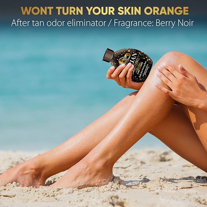 The Sicilian 200X Dark Black Bronzer Tanning Lotion - BEST for Glowing Skin - Gradual Bronzing & Sunless Self Tanner Lotion - Luxurious Sunless Body Tanning Lotion Nourishes Skin