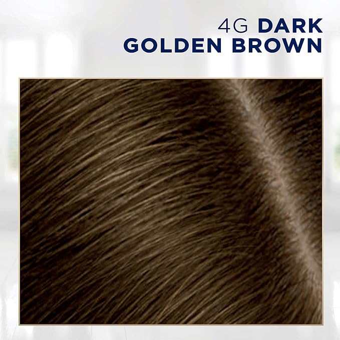 Clairol Root Touch-Up by Nice'n Easy Permanent Hair Dye, 4G Dark Golden Brown Hair Color, Pack of 4