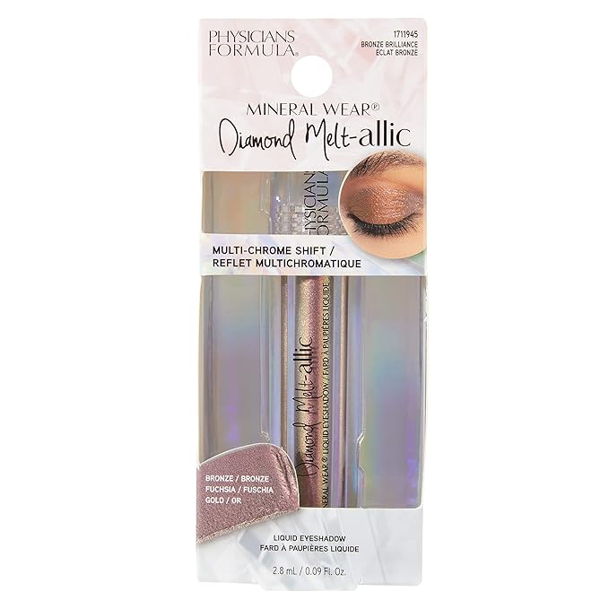 Cream Eyeshadow By Physicians Formula Mineral Wear Diamond Metallic Liquid Eyeshadow Shimmer Bronze Brilliance