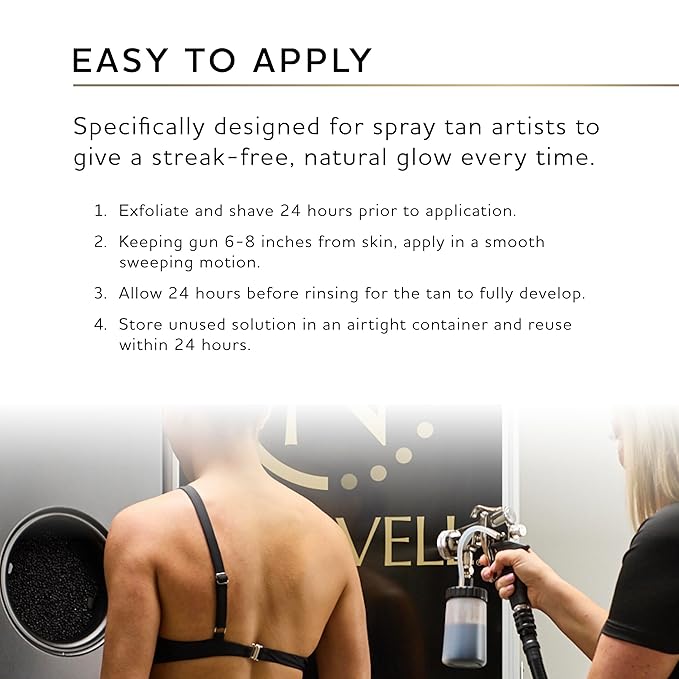 Norvell Tuscan Plus Sunless Tanning Solution, Caramel Brown and Rose Tan, 8 fl oz – Professional Spray Tan Solution for Spray Tan Machine – Unleash Confidence with Instant, Long-Lasting Natural Color