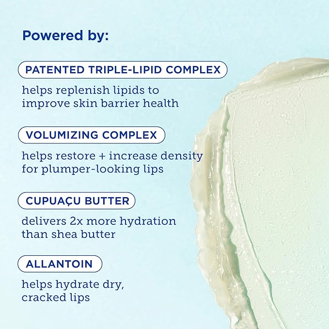 Skinfix Barrier+ Triple Lipid Lip Treatment: Nourish Dry, Chapped Lips With Our Volumizing Complex to Visibly Plump & Fill Fine Lines, 0.27 Oz