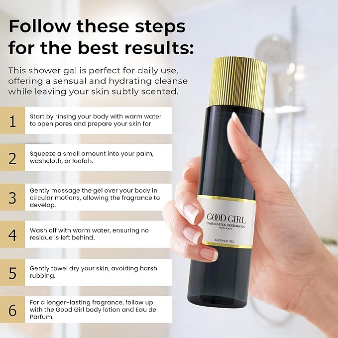 Good Girl by Carolina Herrera for Women 6.8 oz Shower Gel