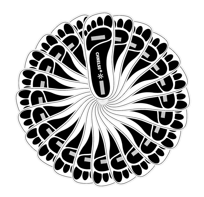 Black 120Pairs(240Feets) Disposable Spray Tan Feet Protector Pads for Sunless Airbrush Tanning