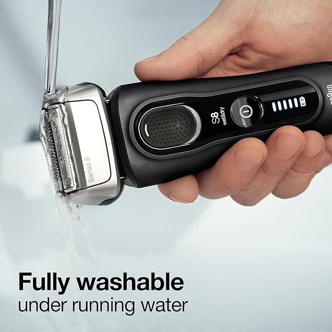 Braun Series 8 83M Electric Shaver Head Replacement Cassette, Silver