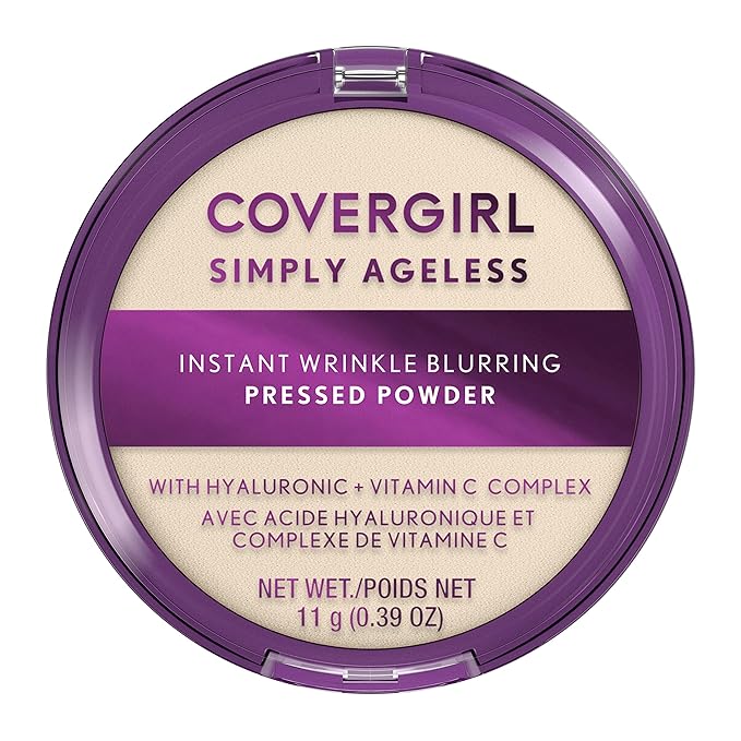 Covergirl Simply Ageless Instant Wrinkle Blurring Pressed Powder, Translucent, . 0.39 Oz