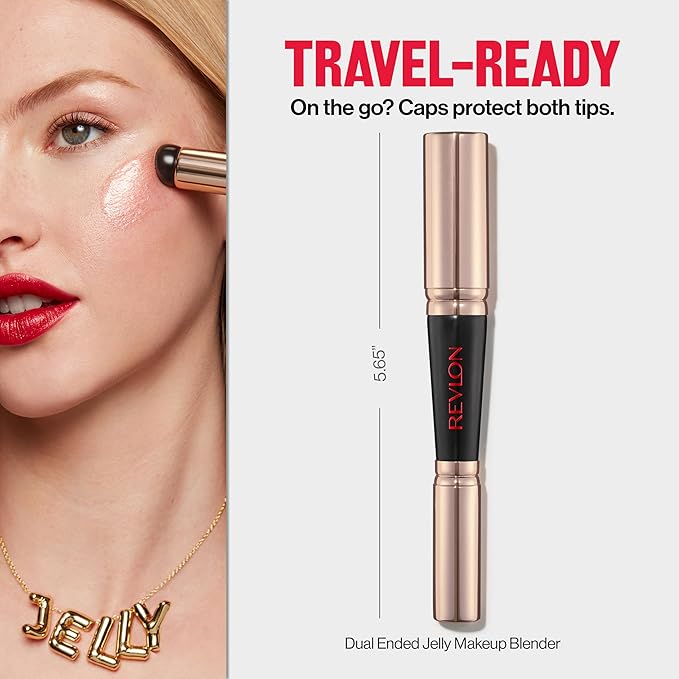 Revlon Dual Ended Jelly Makeup Blender Tool, Silicone