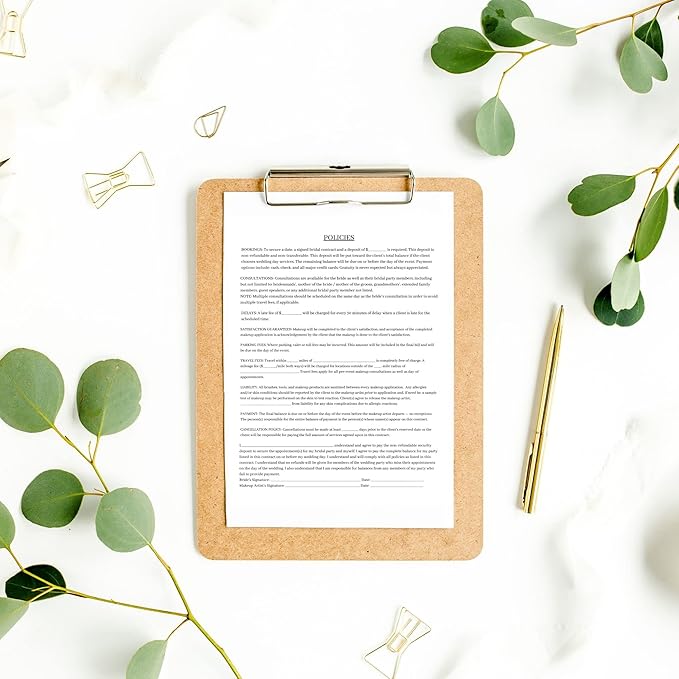 Bridal Makeup Service Contract | 100 Pack |