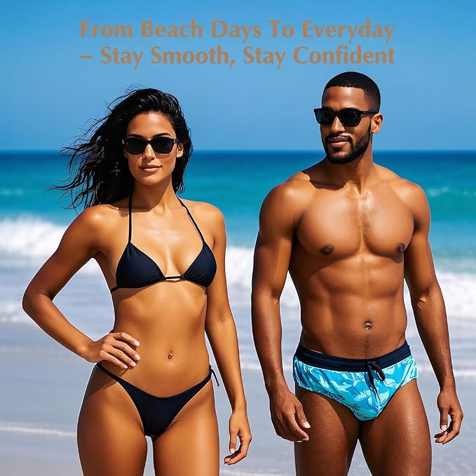 Electric Bikini Trimmer for Women - 5 in 1 Rechargeable Electric Razors for Women, IPX7 Waterproof Pubic Hair Trimmer, Painless Womens Body Shaver, Facial Razor & Nose Hair Shaver, White