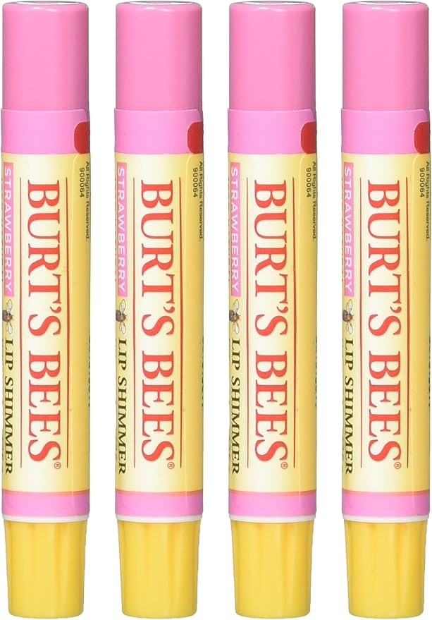 Burt's Bees Lip Shimmer Strawberry, 0.09