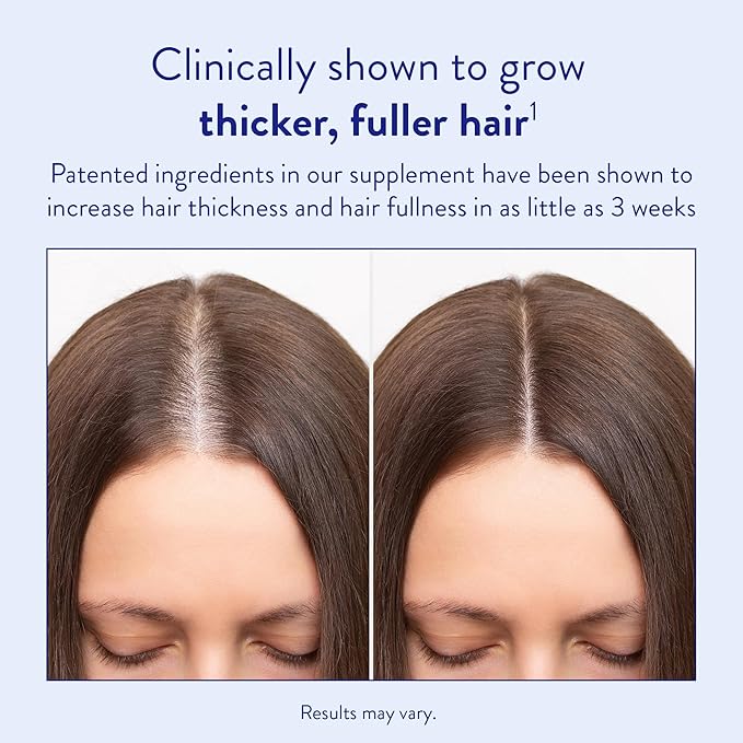 Routine Wellness Hair Growth Supplement - Clinically Proven for Thicker, Fuller Hair - Reduces Wrinkles, Fine Lines - Gluten Free, Ideal for Women & Men with Thinning Hair - 2 Bottles, 60 Day Supply