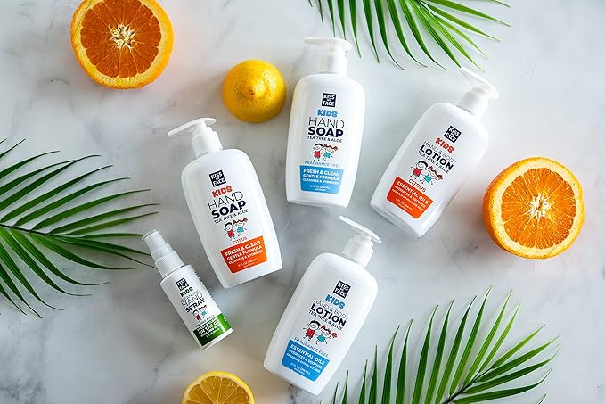 Kiss My Face Kids Hand Soap, Fragrance-Free, Cleanse And Hydrate Skin, Vegan & Cruelty-Free, Easy To Use Hand Soap Pump, Suitable For Sensitive Skin, 9 Fl Oz Bottle