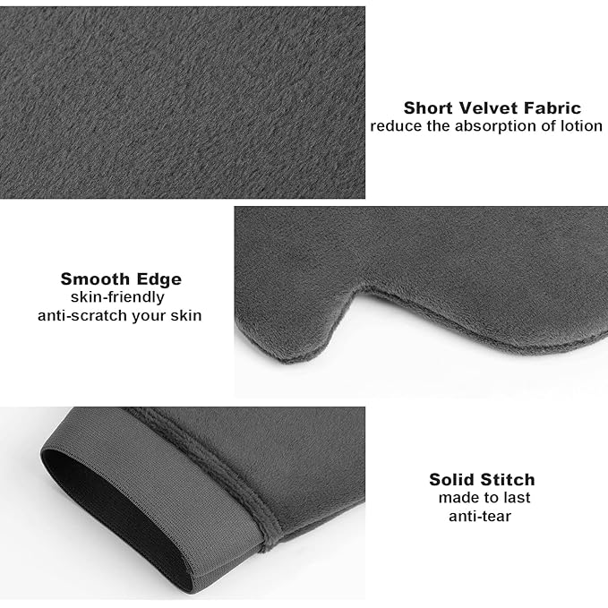 Self Tanning Mitt Applicator - Tanning Mitts Self Tanner Mitt Applicator, Tanning Glove for Self Tan Mit Self Tan Mitt Applicator, Patented Self Tanner Mit Self Tanner Glove Sunless Tanner Mitt